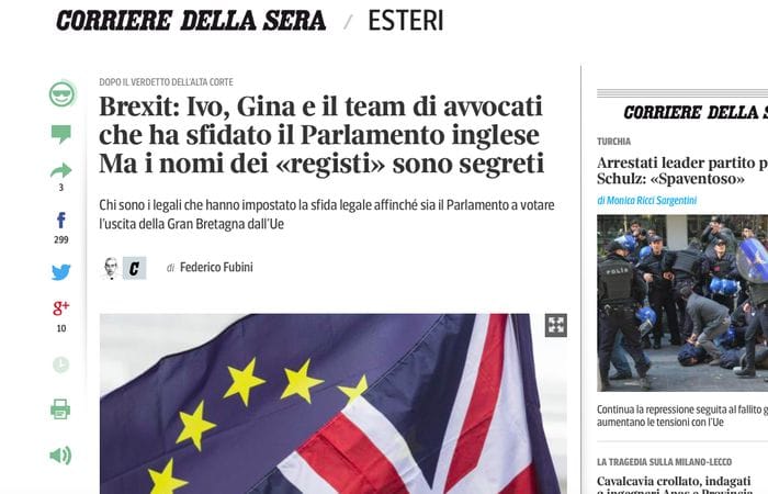 La mia intervista sul Corriere della Sera