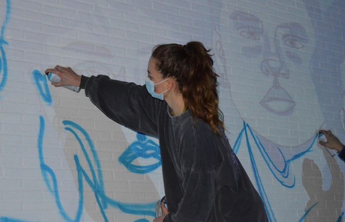 With art protest, concerned students raise climate alarm