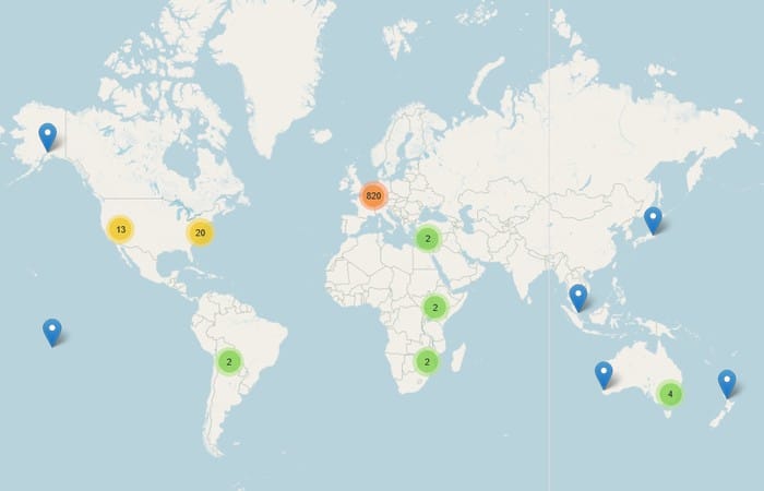 Members Map 06/02/2021