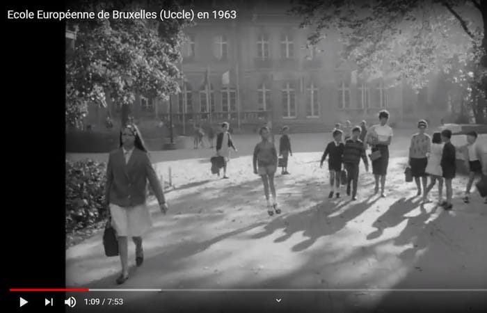 Ecole Européenne de Bruxelles (Uccle) en 1963