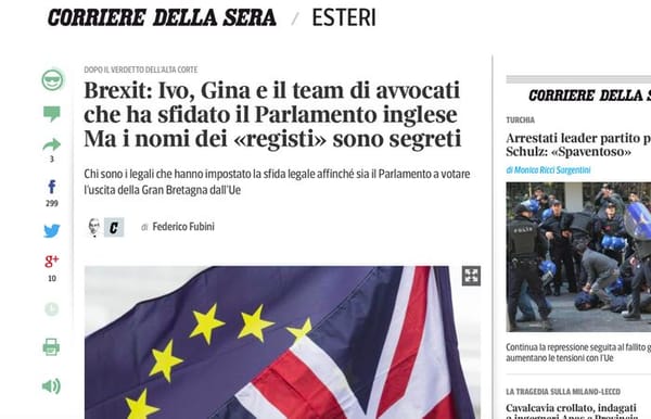 La mia intervista sul Corriere della Sera