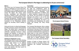 ES The Hague : 10-year anniversary